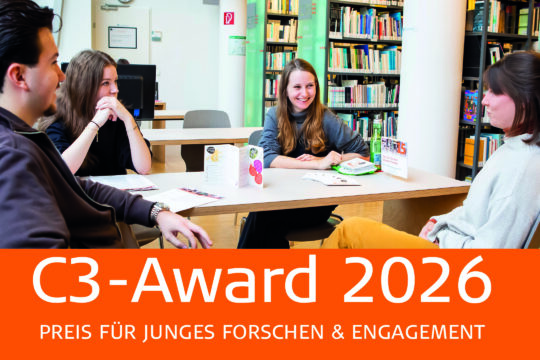 C3-Award 2026: Preis für Junges Forschen & Engagement